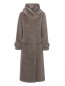 Пальто из шерсти с капюшоном Maison Lener  –  Общий вид