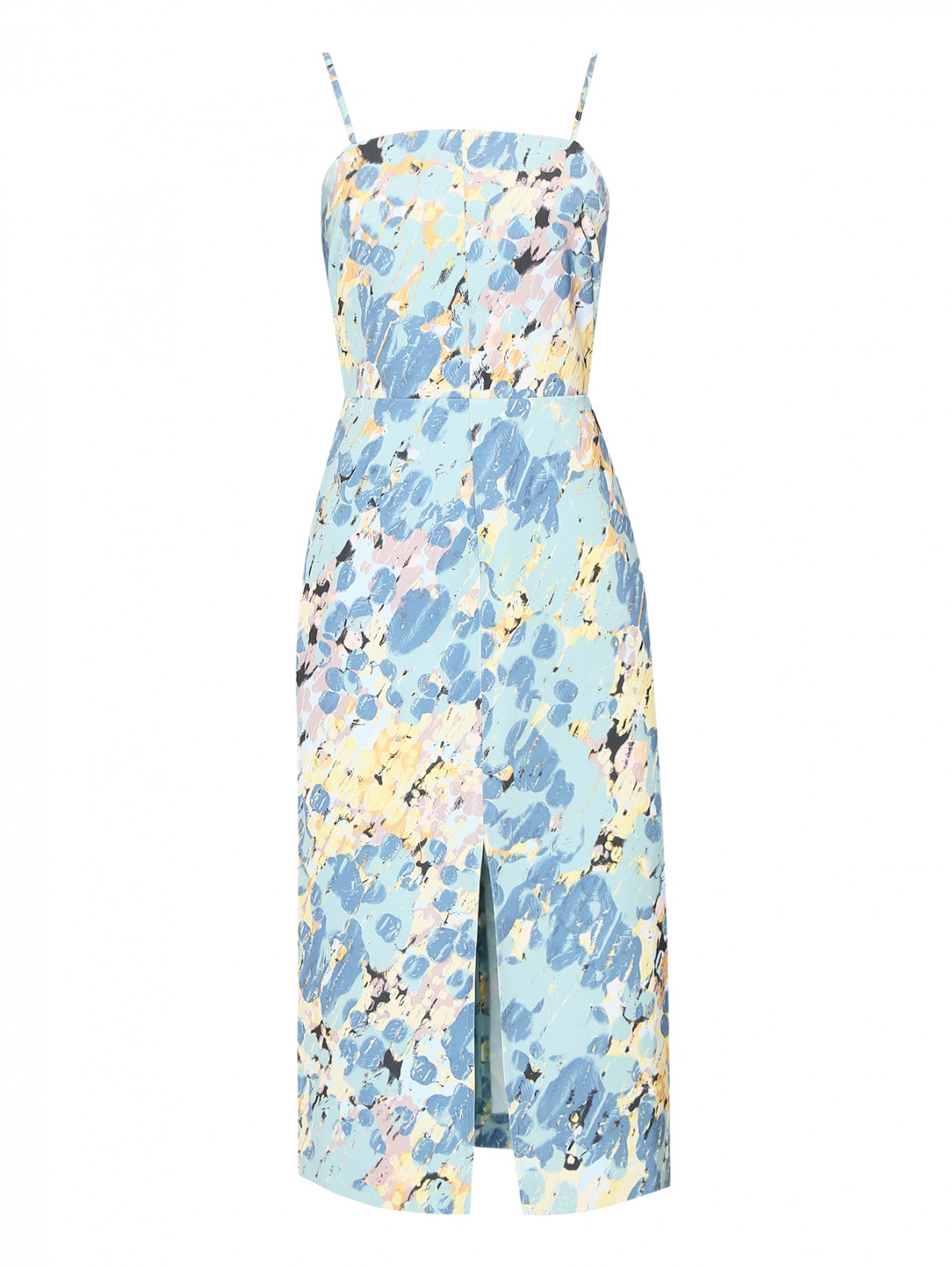 Платье-миди с узором Keepsake  –  Общий вид  – Цвет:  Узор