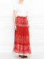 Плиссированная юбка-макси с цветочным узором Etro  –  Модель Общий вид