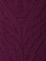 Трикотажное платье из шерсти ажурной вязки Alberta Ferretti  –  Деталь