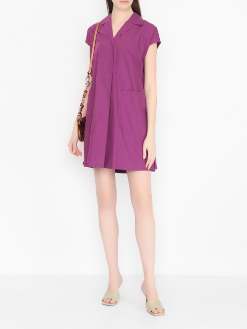 Свободное платье из хлопка Weekend Max Mara - МодельОбщийВид