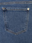 Укороченные джинсы из хлопка 7 For All Mankind  –  Деталь