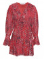 Платье-мини с узором и воланами Iro  –  Общий вид