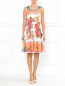 Платье из смешанного хлопка с цветочным узором Antonio Marras  –  Модель Общий вид