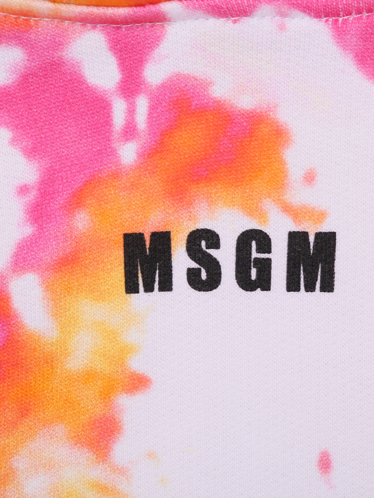 Толстовка с узором и принтом MSGM  –  Деталь  – Цвет:  Узор