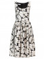 Платье с цветочным принтом Moschino  –  Общий вид