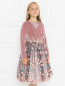 Платье бархатное с пышной юбкой из тюля Aletta Couture  –  МодельВерхНиз