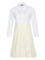 Платье-мини с кружевной юбкой Tara Jarmon  –  Общий вид