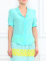 Блуза из шелка Moschino Couture  –  Модель Верх-Низ