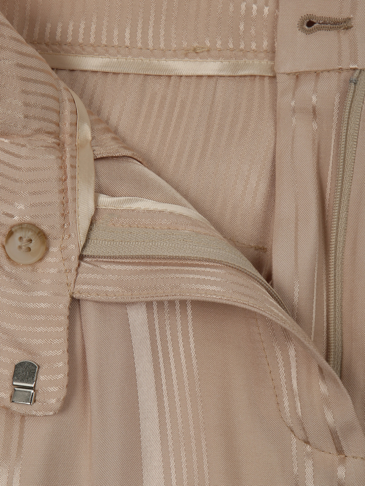 Укороченные брюки из вискозы с узором Manila Grace  –  Деталь1  – Цвет:  Узор