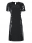 Платье-миди из шелка декорированное пайетками Yves Salomon  –  Общий вид