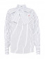 Рубашка из хлопка с узором "полоска" MSGM  –  Общий вид