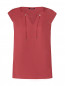 Атласная блуза из вискозы Comma  –  Общий вид
