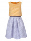 Платье-мини из фактурной ткани с узором Max&Co  –  Общий вид