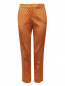 Узкие укороченные брюки с узором Etro  –  Общий вид