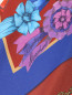 Юбка-трапеция из атласа с цветочным принтом Moschino Boutique  –  Деталь