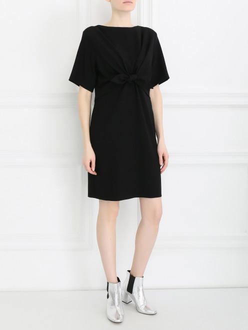 Платье с контрастной отделкой Moschino Couture - Модель Общий вид
