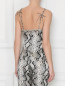 Топ шелковый с животным принтом Ermanno Scervino  –  МодельВерхНиз1