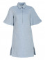 Платье-мини из хлопка и льна с карманами Carven  –  Общий вид
