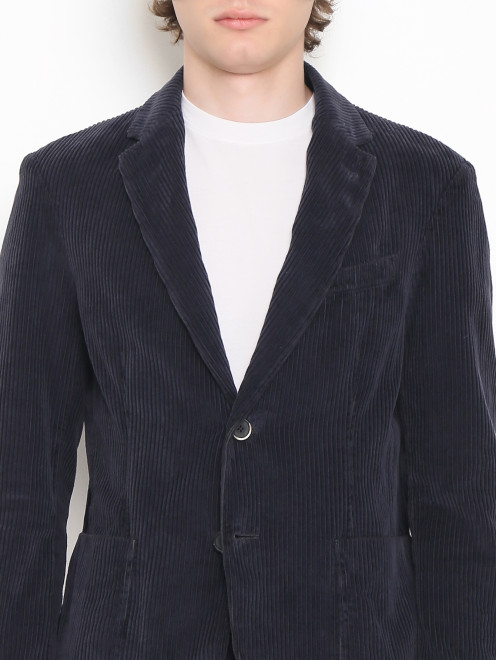 Вельветовый пиджак из хлопка - МодельОбщийВид1