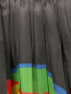 Юбка-гофре из хлопка и шелка с абстрактным узором Moschino Couture  –  Деталь1
