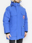 Куртка пуховая на молнии с накладными карманами Canada Goose  –  МодельВерхНиз