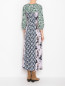 Платье из вискозы с цветочным узором Max&Co  –  МодельВерхНиз1