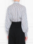 Блуза из шелка с узором Nina Ricci  –  МодельВерхНиз1