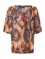 Блуза из шелка с коротким рукавом Marina Rinaldi  –  Общий вид