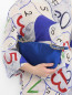 Сумка из шелка декорированная стразами Marina Rinaldi  –  Модель Верх-Низ