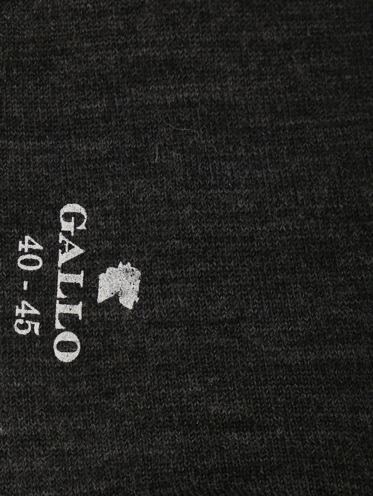 Носки из шерсти с узором Gallo  –  Деталь1  – Цвет:  Черный
