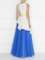 Платье-макси с  пышной юбкой из сетки Carolina Herrera  –  МодельВерхНиз1