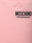 Шорты из хлопка на резинке с контрастной отделкой Moschino Swim  –  Деталь