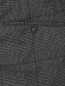 Классические брюки из шерсти с узором клетка LARDINI  –  Деталь