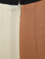 Плиссированная юбка из смешаного шелка ассиметричного кроя Paul Smith  –  Деталь