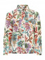 Рубашка из льна и шелка с цветочным узором Philosophy di Lorenzo Serafini  –  Общий вид