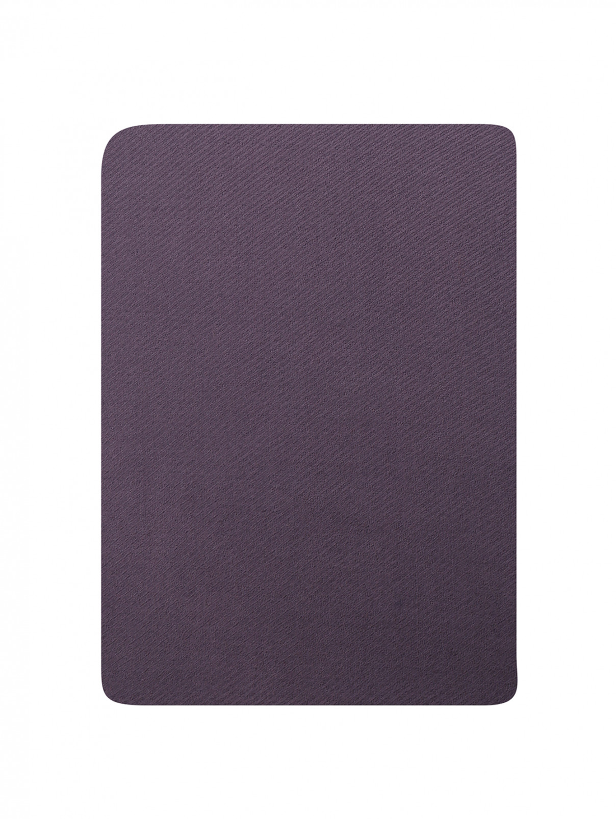 Шарф из шерсти и кашемира с бахромой Faliero Sarti  –  Общий вид  – Цвет:  Фиолетовый