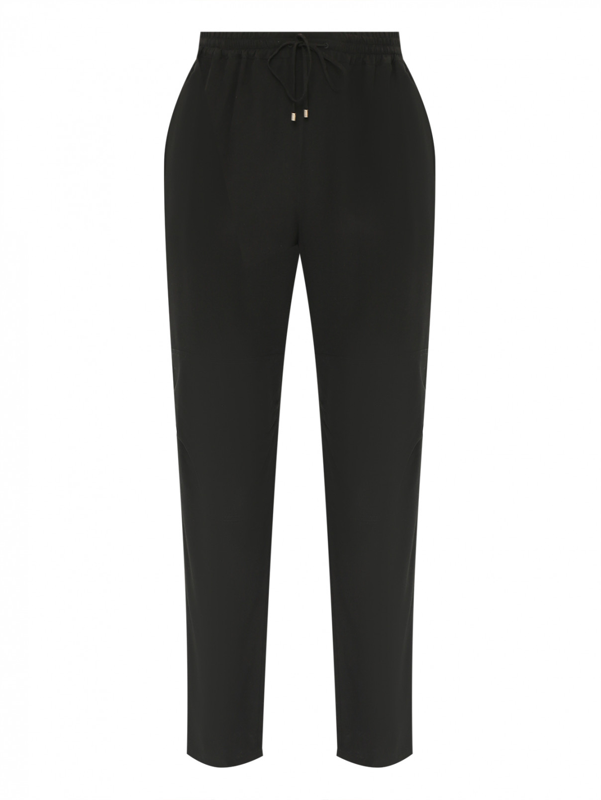 Однотонные брюки с карманами Roberto Cavalli  –  Общий вид  – Цвет:  Черный
