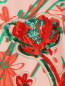 Юбка из смешанного хлопка с цветочным узором декорированная пайетками P.A.R.O.S.H.  –  Деталь