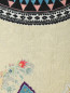 Платье прямого кроя из смеси шерсти и шелка с узором Etro  –  Деталь