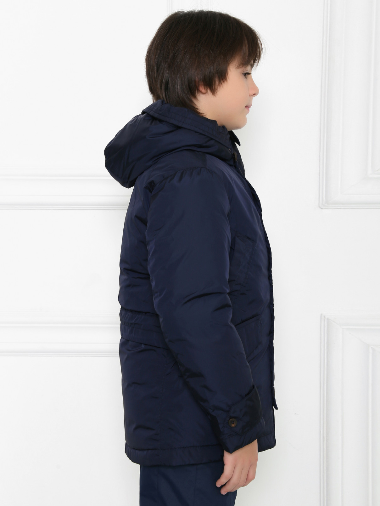 Куртка пуховая с капюшоном BOSCO  –  МодельВерхНиз2  – Цвет:  Синий
