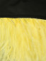 Топ из хлопка декорированный перьями страуса N21  –  Деталь1