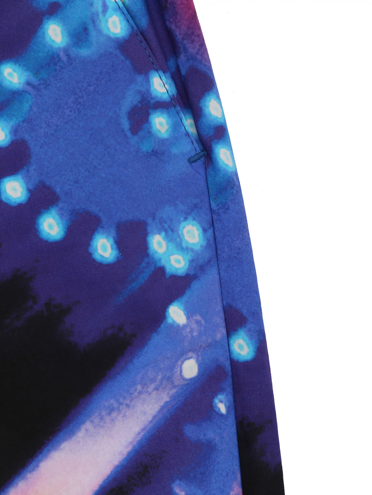Хлопковые брюки с узором Dolce & Gabbana  –  Деталь  – Цвет:  Узор