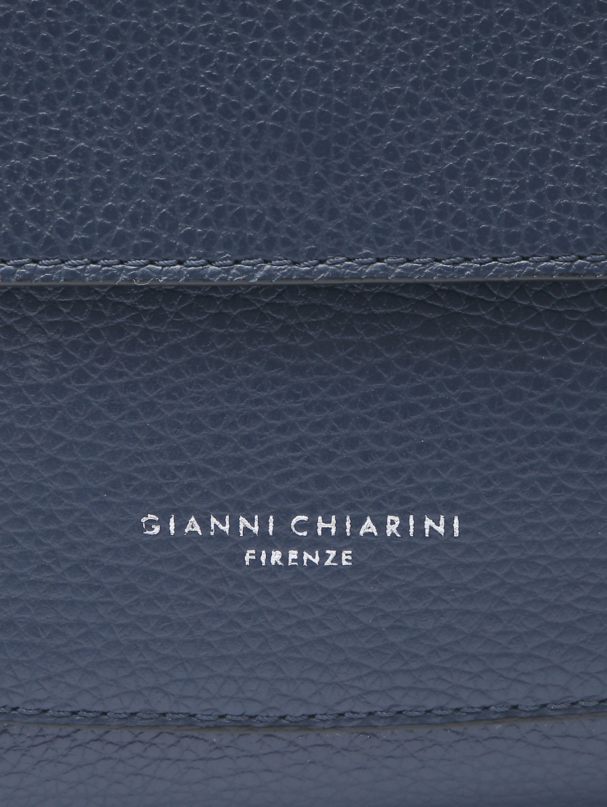 Сумка из кожи на длинном ремне Gianni Chiarini  –  Деталь  – Цвет:  Синий