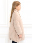 Пальто из мохера и шерсти декорированное тесьмой MiMiSol  –  Модель Верх-Низ2
