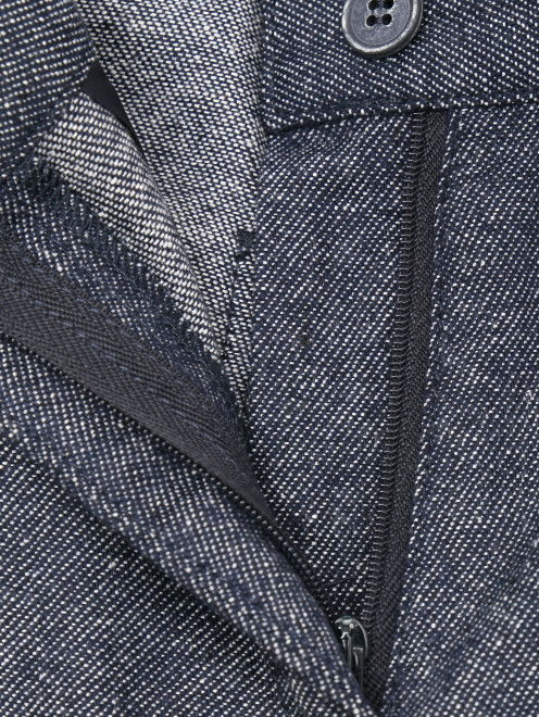 Широкие брюки со складками - Деталь