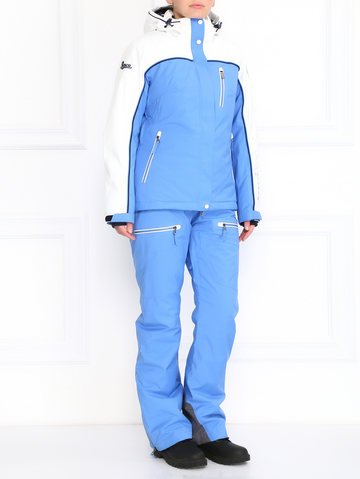 Горнолыжная куртка с капюшоном BOSCO  –  Модель Общий вид  – Цвет:  Синий