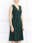 Платье из шелка с вышивкой из перламутровых бусин Paul Smith  –  Модель Верх-Низ