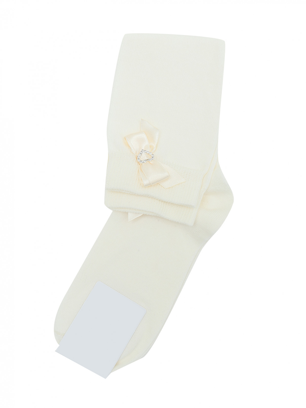 Носки из хлопка с декором La Perla  –  Общий вид  – Цвет:  Белый