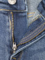 Зауженные джинсы с бахромой SILVIAN HEACH  –  Деталь2